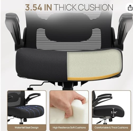 ergonomic office chair mesh lumbar support